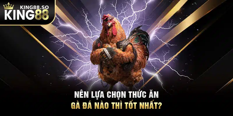 Nên lựa chọn thức ăn gà đá nào thì tốt nhất?